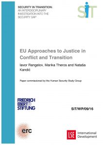 EU Approaches to Justice cover