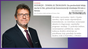 Tomislav Žigmanov - intervju (Autonomija.info/RR)