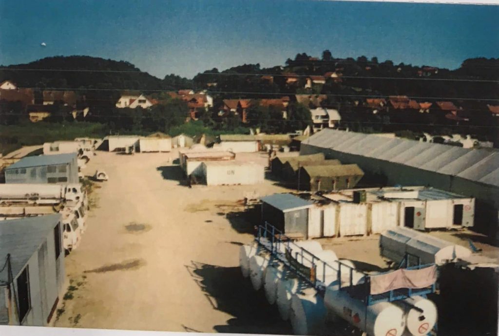 Danish base in Dvor, Croatia, 1995. Source: Danish State Attorney.