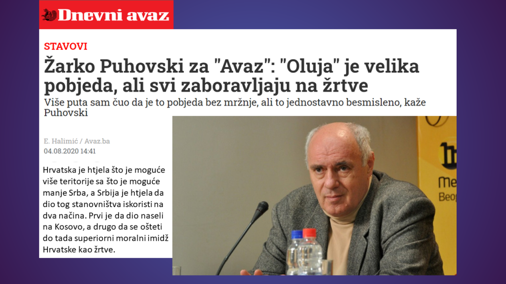 Žarko Puhovski za Dnevni Avaz