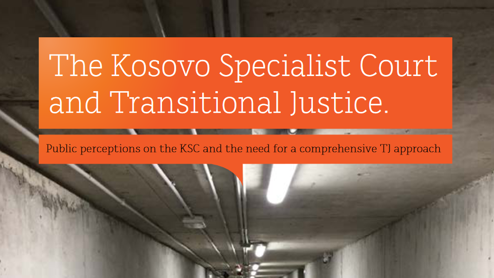 The Kosovo Specialist Court